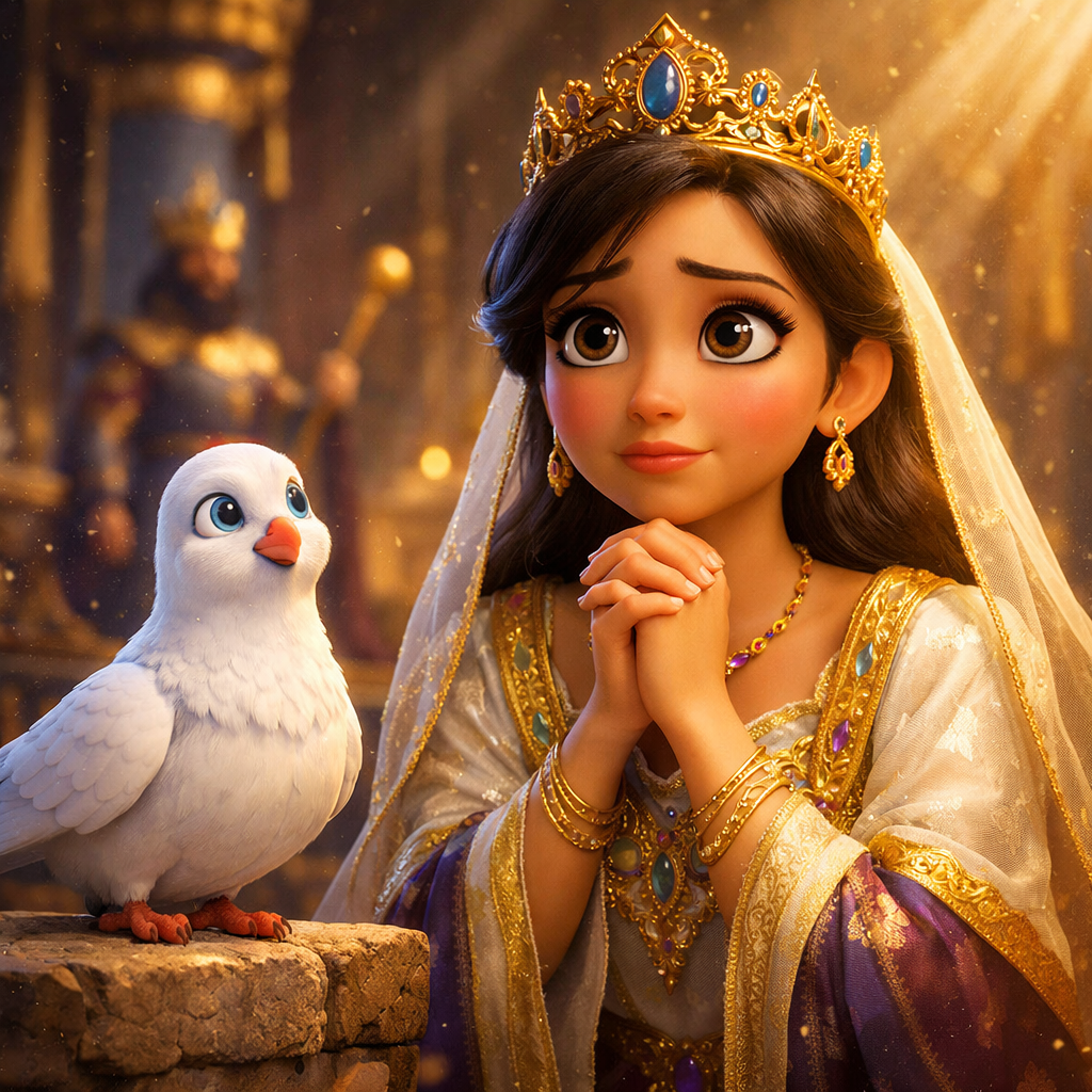 Porumbelul din grădina palatului